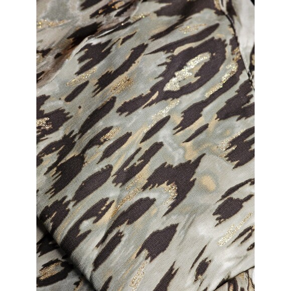 Maggie Barnes Womens Leopard Print Blouse 5x (34/36W) - Vintage - Picture 8 of 8